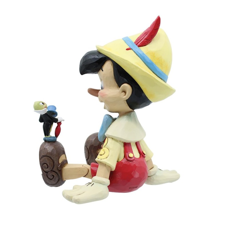 Enesco Jim Shore Pinocchio And Jiminy Sitting Figurine