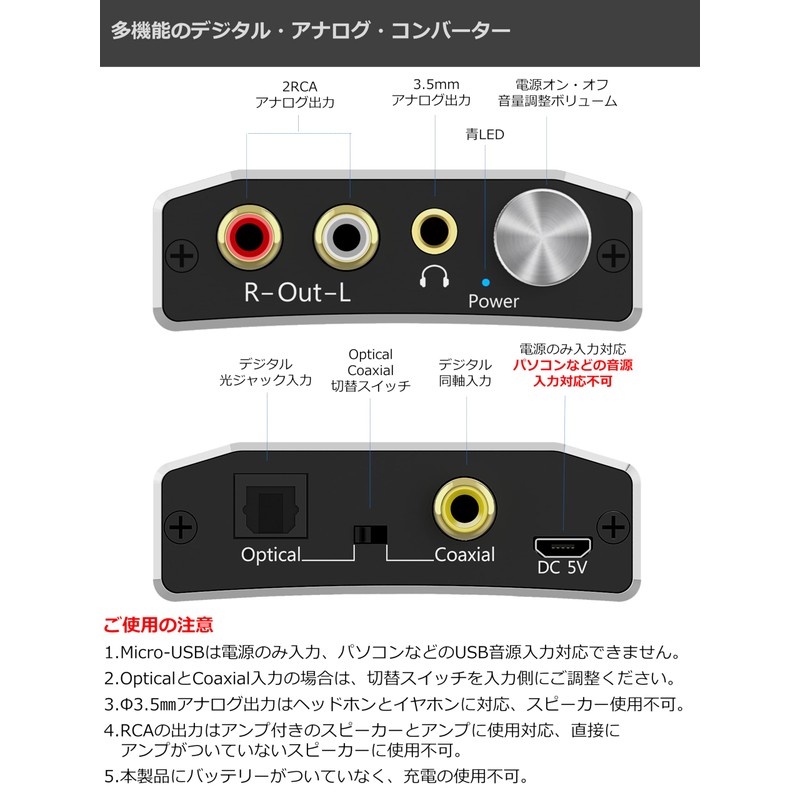 REIYIN DA-01 High Performance 192kHz 24bit DAC Digital (Optical &