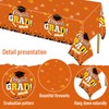 STARSIDE Set of 3 Plastic 2025 Graduation Tablecloth,54"x108" Graduation Party