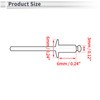 RATCHROLL 50 Pcs Dome Head Large Flange Blind Rivets 3mm