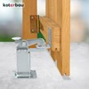 KOTARBAU® Door Stop 97 Floor Mounted Door Stop Silver Lock