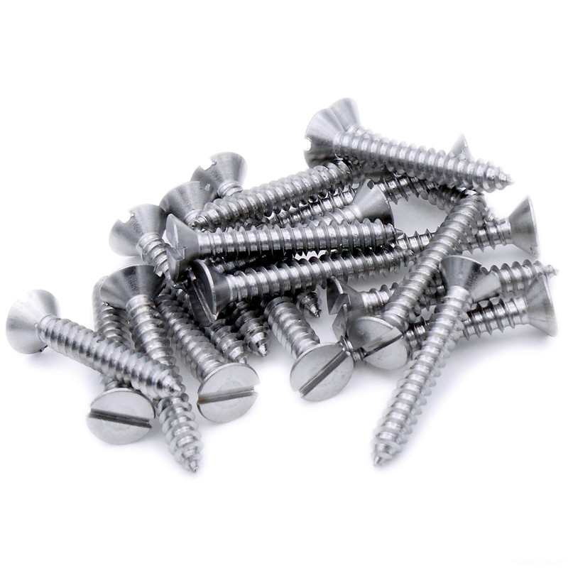 No.10 x 2.75 (4.8mm x 70mm) Slot Countersunk Self-Tapping Screw