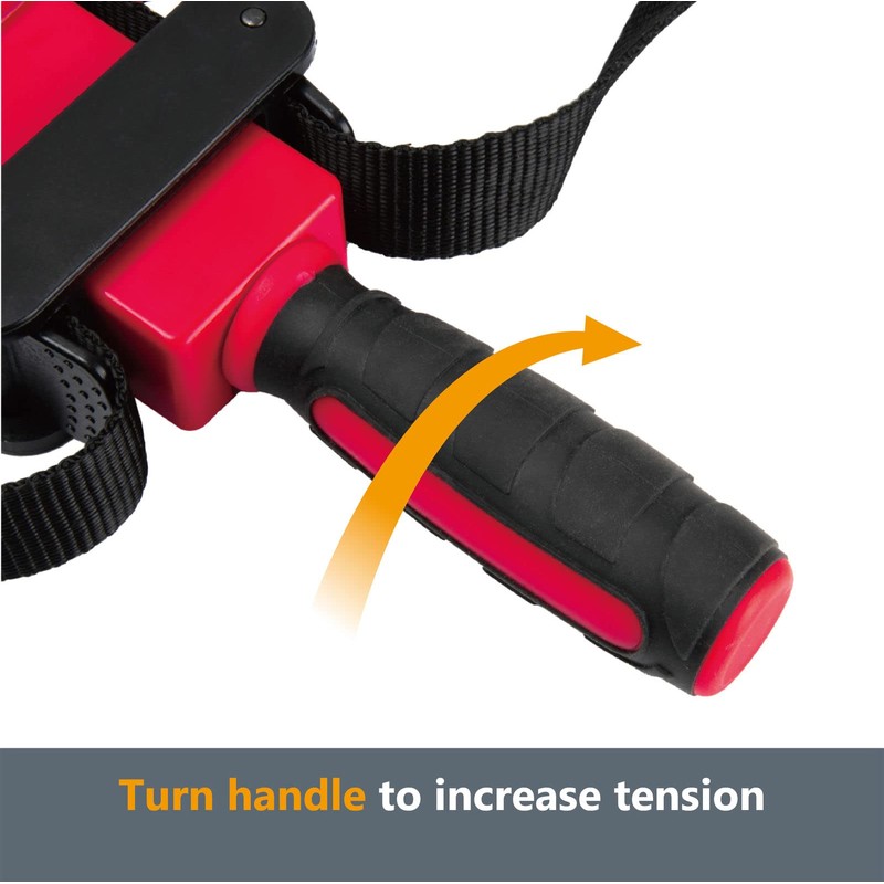POWERTEC 2PK Strap Clamps for Woodworking – Quick Release Band