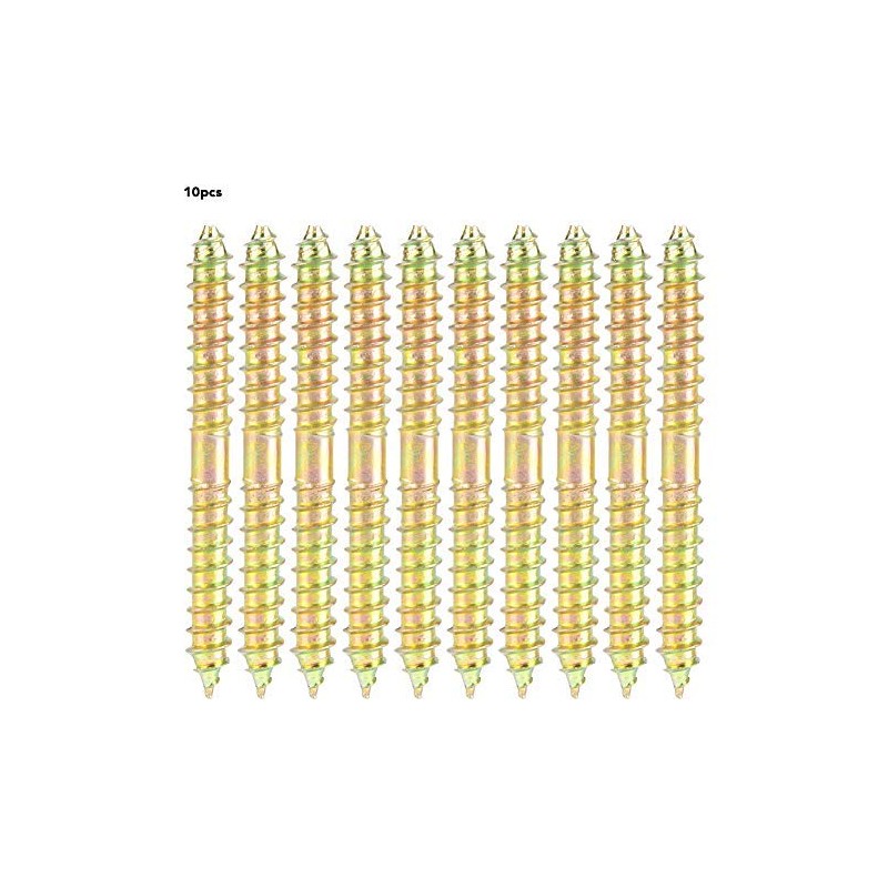 10 pieces 6 x 60 mm centring screw double self-tapping