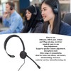Telephone Headset Professional Supports USB to USB C and 3.5mm