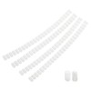sourcing map 100Pcs 0.21"x0.39" Hinge Dowels, Plastic Dowel Insert for
