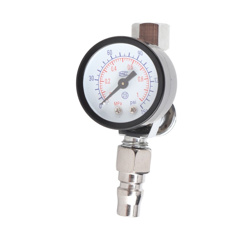 Mini Adjustable Spray Gun Air Regulator With Pressure Gauge Diaphragm