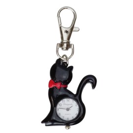prendre Pocket Watch, Keychain, Nasukan, Simple, Backpack, Bag, Pocket, School Bag, Nurse Watch, Cat, Black, Design