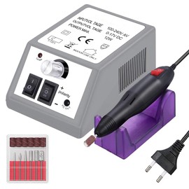 Crebeau Elektrisch Nagelfräser, Professionell Elektrisch Nagelfeile Fräser Maniküre Pediküre set 20000 u/Min für Nagelstudio Persönliche DIY-Maniküre