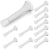 Spring Door Stopper, 12 Pcs Wall Mounted Spring Doorstop, Door