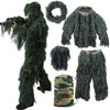 SATOCVAY 5 in 1 Ghillie Suit, 3D Camouflage Hunting Apparel