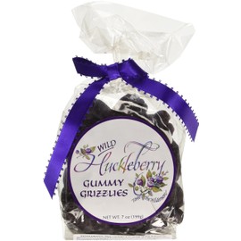 Taste The Wilderness,Wild Huckleberry Gummy Grizzlies, 7Oz