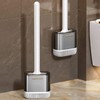 JOYBOS Toilet Brush with H.38cm Base, Nylon (bristles), Plastic (handle),