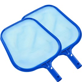 Nephelolux 2 Pack Hot Tubs Nets for Cleaning, Pool Skimmer Fine Mesh Rake Leaves Net for Quick Cleaning Pool Garden Pond Fountain Lazy Spa Fish Tank