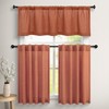 DANCURTON Terracotta Boho Valance for Windows Kitchen Living Room Valance