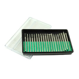 Proops 20 Assorted Diamond Burrs 2.3mm Dia. (M0204) Free UK Postage