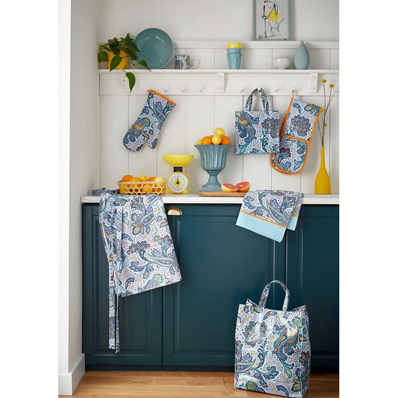 Ulster Weavers Multi Cotton Apron Italian Paisley, One Size