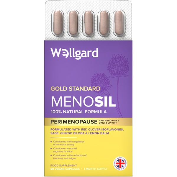 Wellgard Menosil Perimenopause Support for Women - Scientifically Proven Perimenopause Support for Women, Made in UK