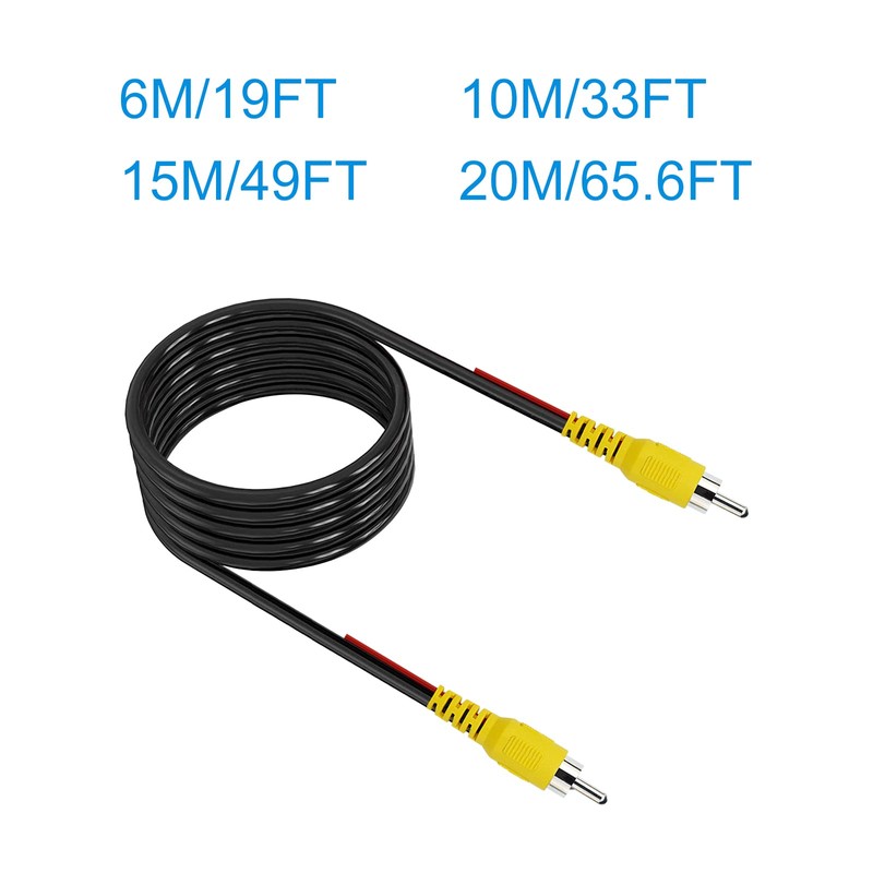 VOJKOREL Upgraded Double Shielded RCA Video Cable for Display and