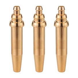 SÜA - G02-1 Acetylene Cutting Tip for Oxyfuel Cutting Machines Compatible with Airco, Tanaka, Koike, AGA, Concoa - Size: 1 - (3 Pack)