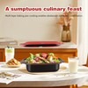 Microwave Grill Pan with Lid for Grilling, Browning, and Crisping