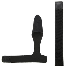 Alomejor Fishing Rod Tip Cover Expandable Neoprene Tip Protector Tip Protector and Rod Ties Set (Black)