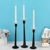 OwnMy 4PCS Glass Bobeches for Candlestick Holders, Round Glass Candle