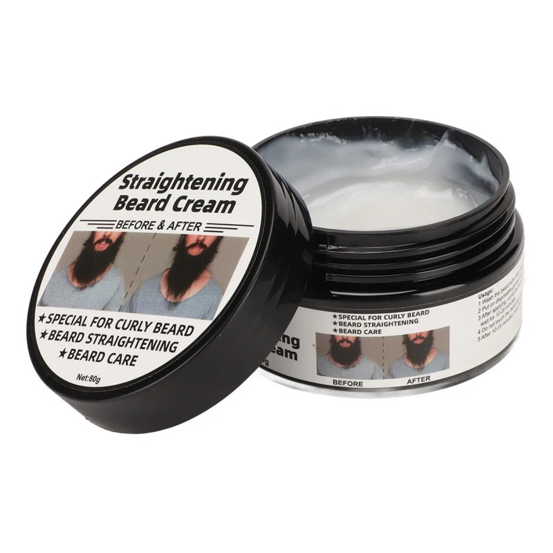 Crema Acondicionadora Suavizante Para Barba Que Reduce El En