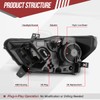 Headlight Assembly with LED Running Light Compatible with 2015-2017 Ford