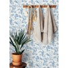 Scalamandre Azure Garparilla Peel & Stick Wallpaper, Blue