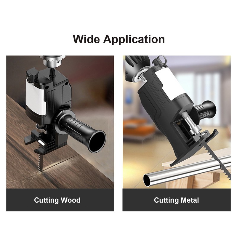 Electric Drill Modified-Saws Household Handheld Reciprocating-Saws Portable Woodworking Cutting Tool