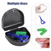 Heveer Retainer Case Denture Box Round Dental Retainer Box Braces