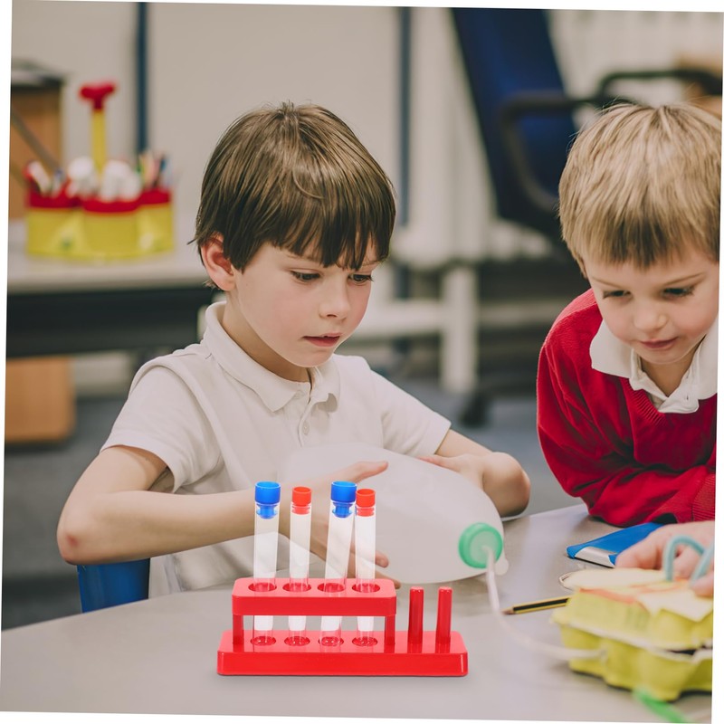 NOLITOY Stem Science Learning Test Tube Kit with Rack and
