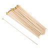 BESPORTBLE 100pcs Bamboo Flag Sticks Handheld Flag Poles Multi-use Flagpoles