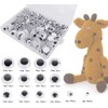 1298Pcs Wiggle Eyes con Autoadhesivo, 4-25mm Googly Wiggle Eyes Pegatinas