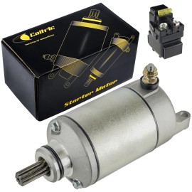 Caltric Starter And Relay Solenoid for Arctic Cat 400 Dvx 2004 2005 2006 2007 2008
