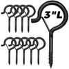 Ansxiy 10 PCS 3 inches Q-Hanger Hooks with Safety Buckle,