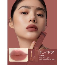 INTO YOU Matte Lipstick Velvet Lip Stain Lip Mud Long Lasting Waterproof Lipstick Lip Gloss Makeup Moisturizing Lipstick for Women (L-Tp01)