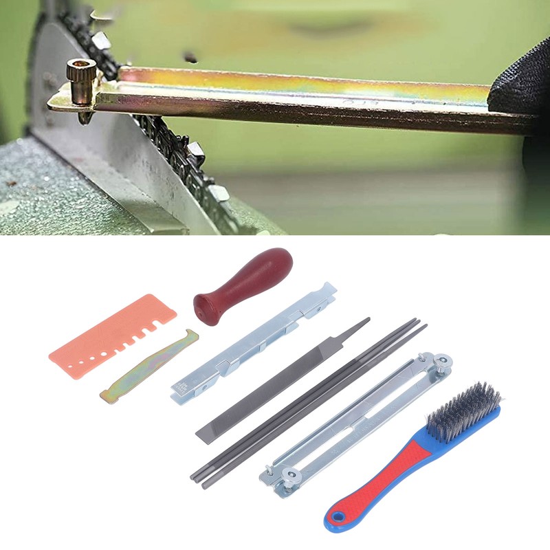 11Pcs Chainsaw Sharpener File Chain Saw Teeth Sharpening Tool Set