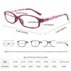 IVNUOYI 4 Pack Reading Glasses Blue Light Blocking,Fashion Ladies Spring