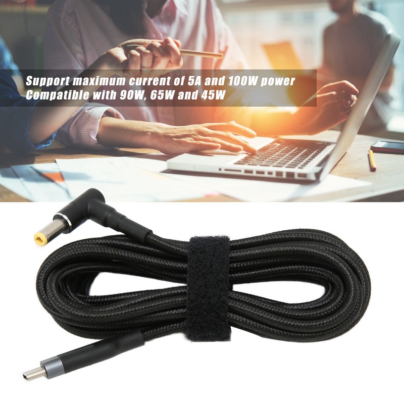 JORINDO Laptop Power Cord PD EMARK Chip 5A 100W Portable