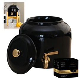Ceramic Water Dispenser- Drink Dispenser – Versatile Countertop Solution for Home or Office – 3 to 5 Gallon Jug Holder – Premium Water Crock