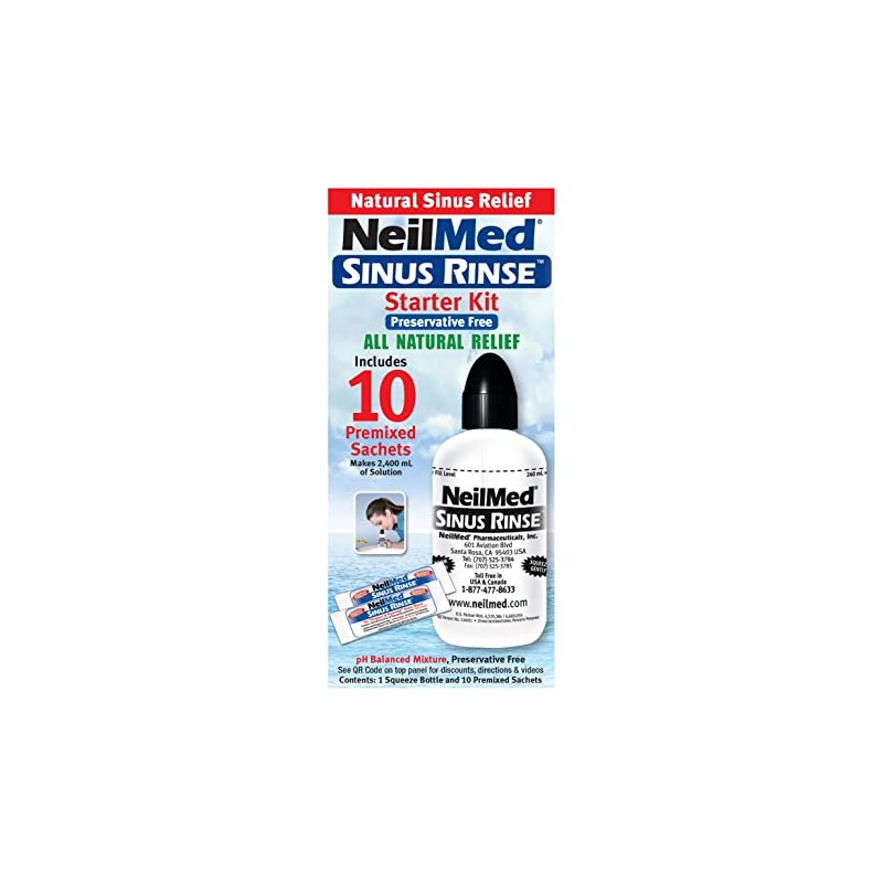 Neilmed Sinus Rinse Starter Kit - lavador nasal C/10 Sobres