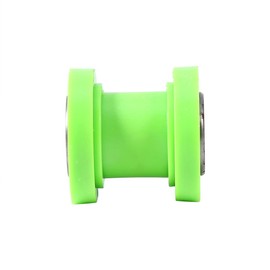 Ausla 10 mm Chain Roller Slider Tensioner Wheel Guide Pit Dirt Mini Bike Moto ATV, Complete with High Performance Bearing, Suitable for Motorcycle Motorcycle Conversion Kits (Green)