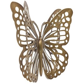 Gold Metal Butterfly Wall Decor