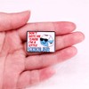 Food Box Enamel Pin Cartoon Milk Box Brooch Button Badge