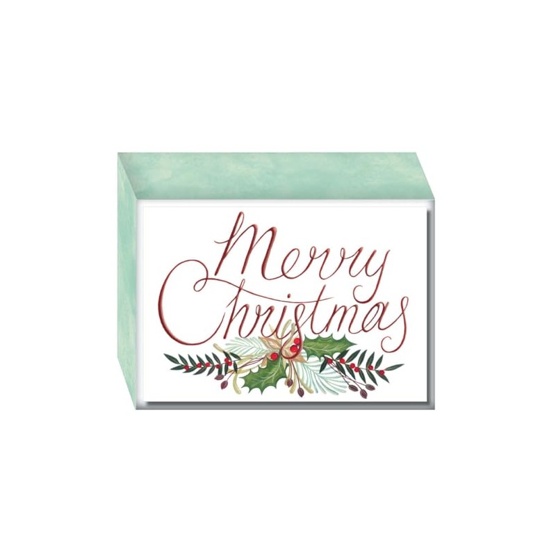 Crown Point Graphics Merry Christmas Holly