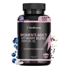 Multivitamnico Mujer 120 Cpsulas Nuboost Vitaminas Sabor Sin sabor - de, y,