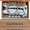 Surpass Garage Door Hardware Kit Roller/Hinge/Top Bracket/Wire Rope (for 16'x8'
