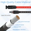 Solar Panel Extension Cable 50FT, Twin Wire MC4 Connectors Solar